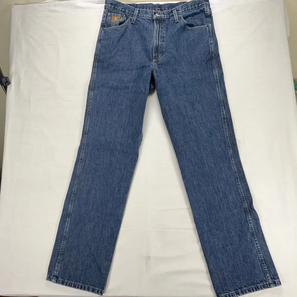 Cinch Mens Straight Leg Jeans 38x36 Dark Wash‎ Cotton Denim Workwear